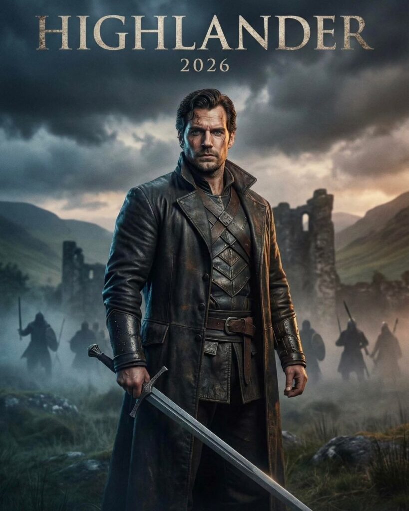 Henry Cavill virou o novo Highlander